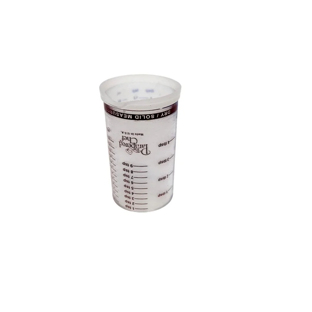 The Pampered Chef Clear Plastic 1/4 Cup Liquid Dry Measuring Cup USA Kitchen